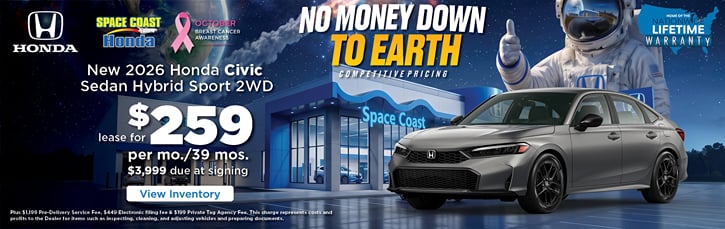 Lease 2026 Honda Civic Sedan Hybrid Sport $259