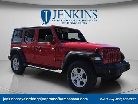 1 image of 2022 Jeep Wrangler Unlimited Sport S