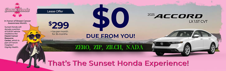 2025 Accord Lease Offer