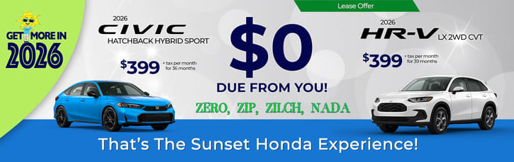 HR-V Lease Special