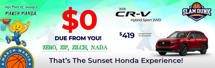 CR-V Hybrid Lease Special