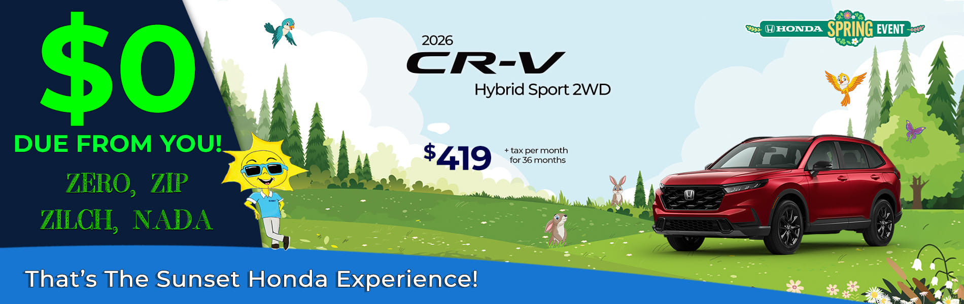 CR-V Hybrid Lease Special