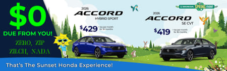 2026 Accord SE Lease Special