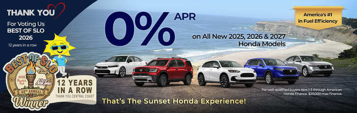 0% APR on All Models