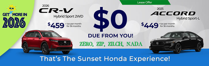 CR-V Hybrid Lease Special