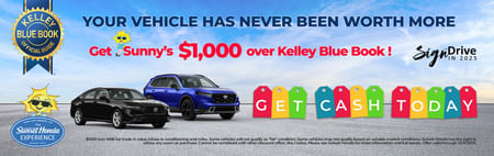 Your Vehicle Has Never Been Worth More! Get $1,000 over KBB!*