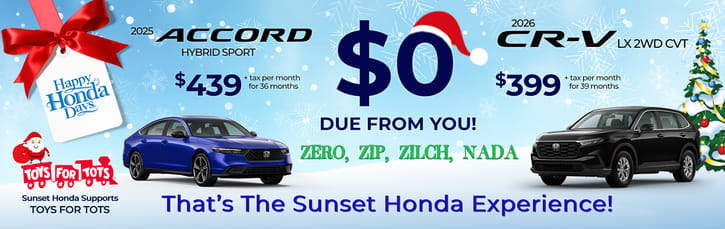 2026 CR-V Lease Offer