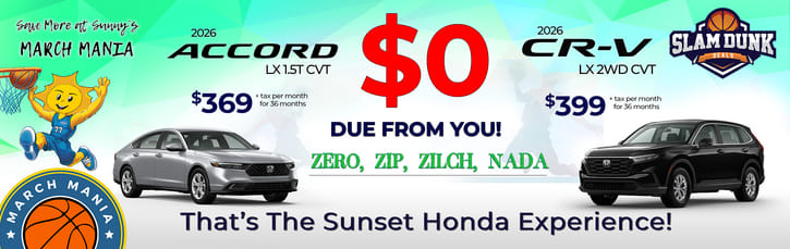 2026 CR-V Lease Offer