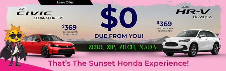 Civic Sedan Lease Special