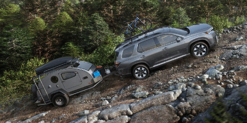 2026 Honda Pilot Elite shown in Modern Steel Metallic with Honda Genuine Accessories.