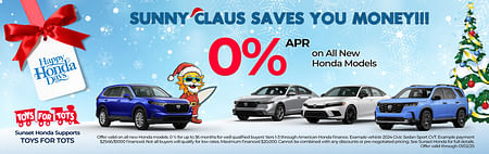 0% APR on Select Models 