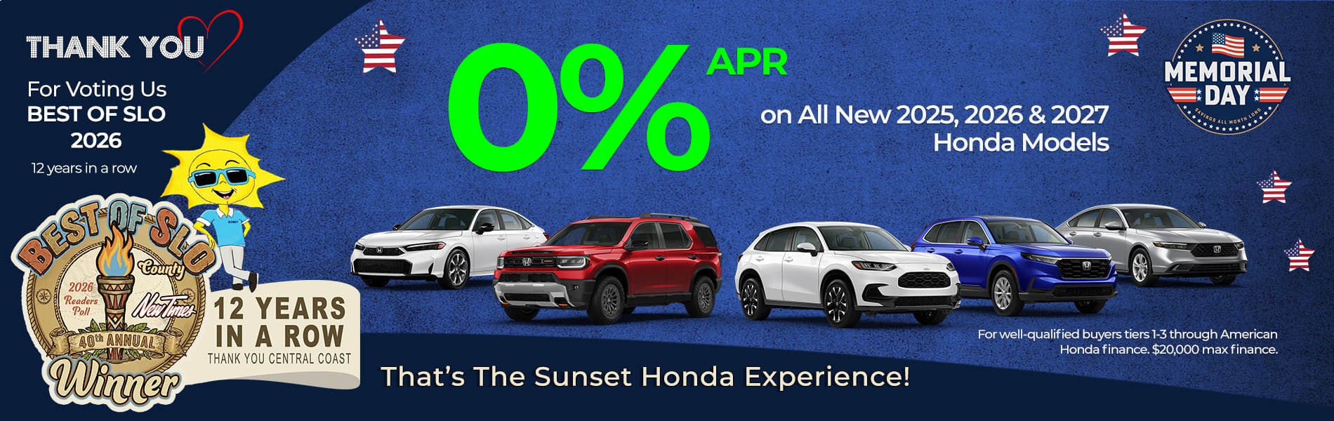 0% APR on All Models