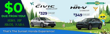 2026 HR-V LX 2WD Lease Special 