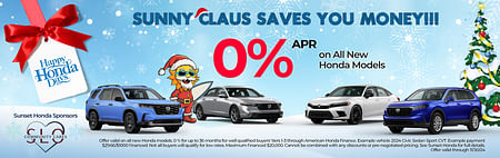 0% APR on Select Models 