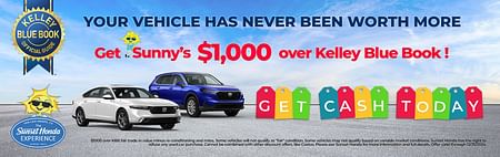 Your Vehicle Has Never Been Worth More! Get $1,000 over KBB!*