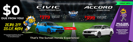 Lease 2026 Honda Accord Hybrid Sport $399