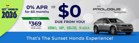 2025 Prologue Lease Offer