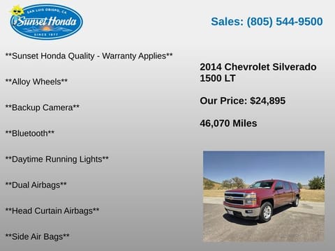 2014 Chevrolet Silverado 1500 LT