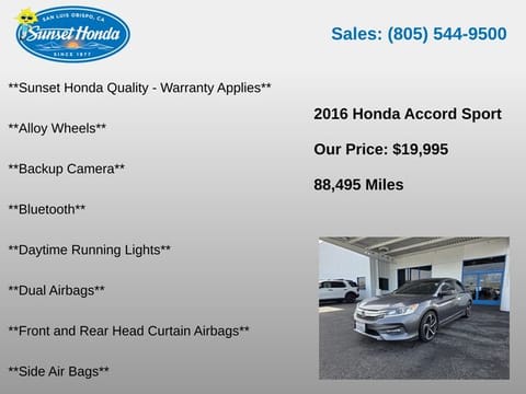 2016 Honda Accord Sport