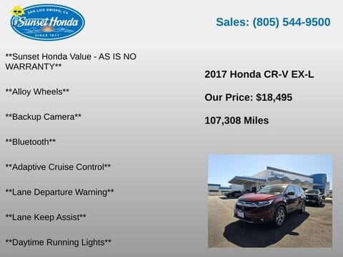 2017 Honda CR-V EX-L