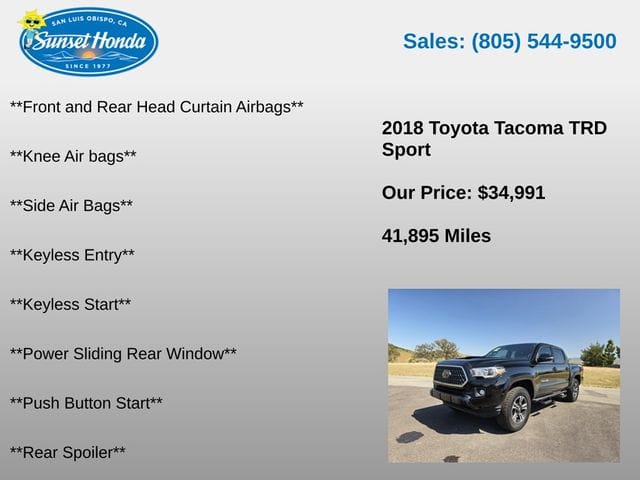 2018 Toyota Tacoma TRD Sport - Photo 10