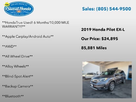 2019 Honda Pilot EX-L