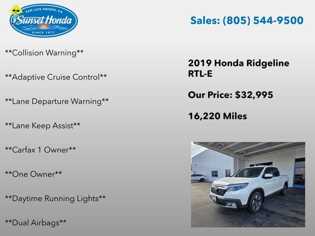 2019 Honda Ridgeline RTL-E - Photo 6