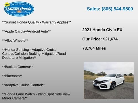 2021 Honda Civic EX