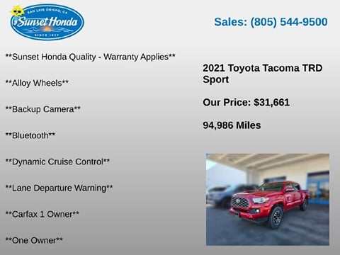 2021 Toyota Tacoma TRD Sport