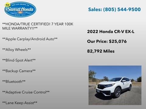 2022 Honda CR-V EX-L