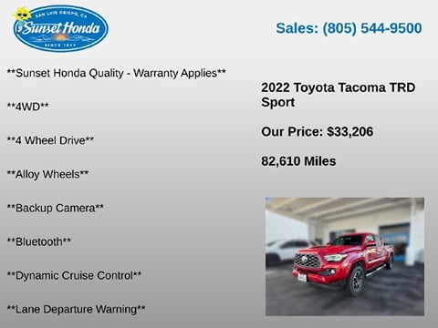 2022 Toyota Tacoma TRD Sport