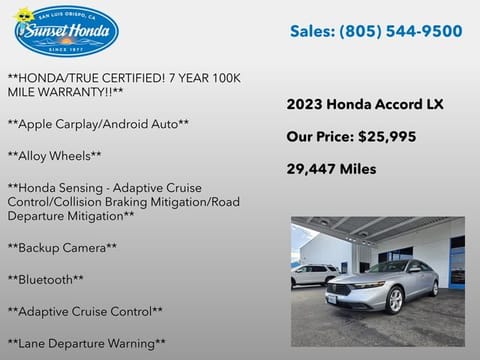 2023 Honda Accord LX