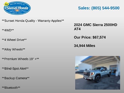 2024 GMC Sierra 2500HD AT4
