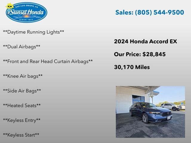 2024 Honda Accord EX - Photo 9