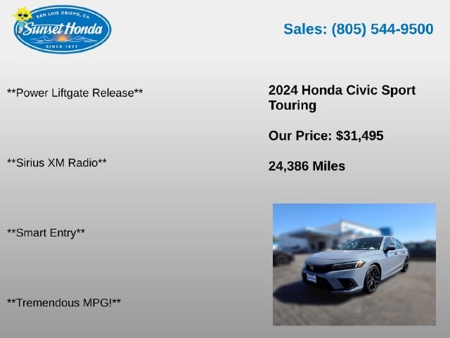 2024 Honda Civic Hatchback Sport Touring - Photo 18