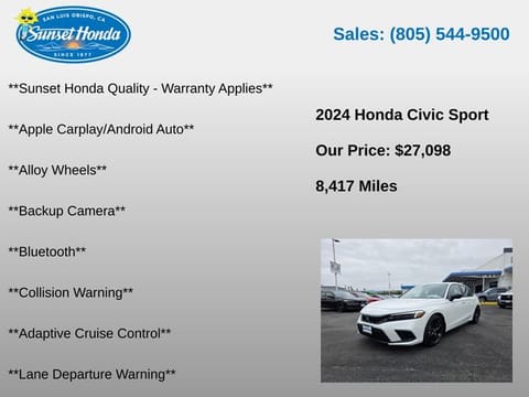 2024 Honda Civic Sport