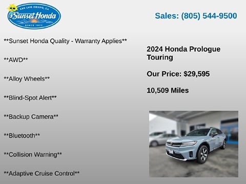 2024 Honda Prologue Touring