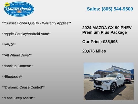 2024 Mazda CX-90 PHEV Premium Plus
