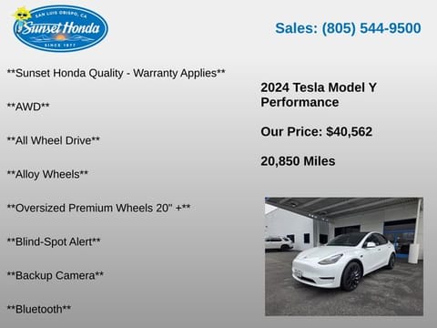 2024 Tesla Model Y Performance