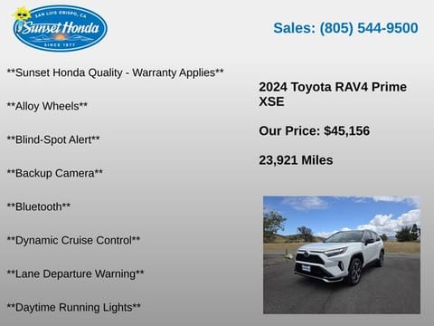 2024 Toyota RAV4 Prime XSE