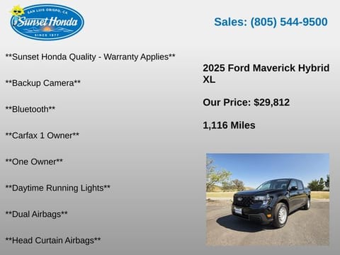 2025 Ford Maverick XL