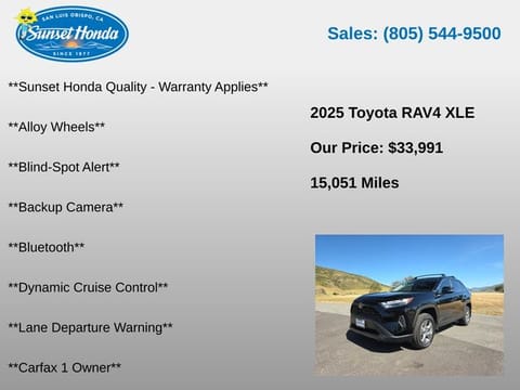 2025 Toyota RAV4 XLE