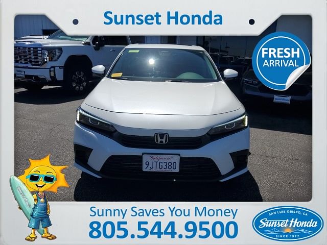 Used 2024 Honda Civic EX with VIN 2HGFE1F73RH308134 for sale in San Luis Obispo, CA