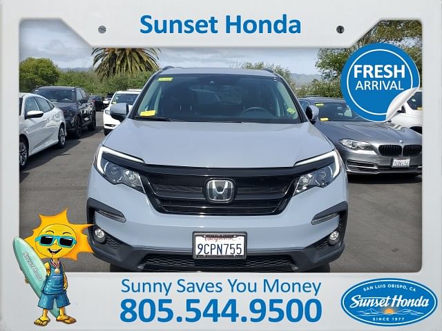 Used 2022 Honda Pilot SE with VIN 5FNYF5H21NB033148 for sale in San Luis Obispo, CA