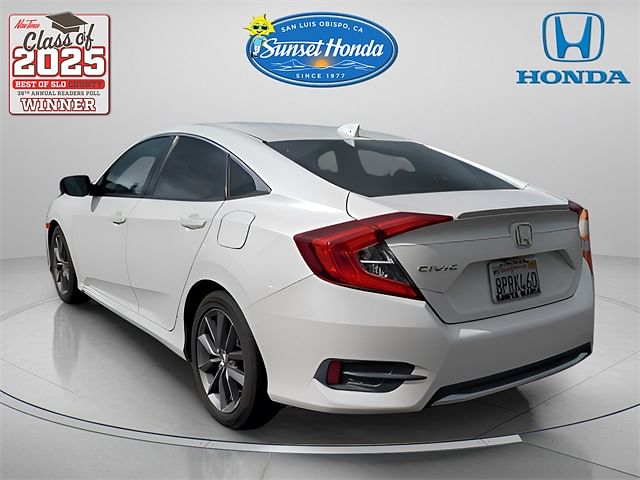 Used 2020 Honda Civic EX with VIN 19XFC1F33LE205560 for sale in San Luis Obispo, CA