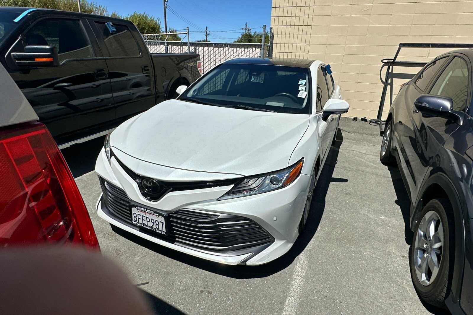 Used 2018 Toyota Camry XLE with VIN 4T1BZ1HK4JU008652 for sale in Walnut Creek, CA