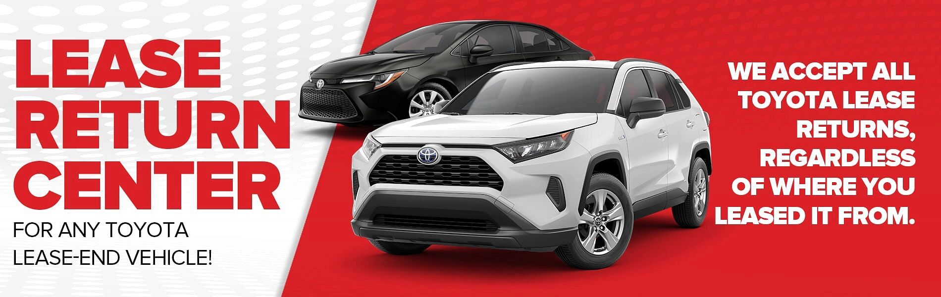 Lease Return Center for your Toyota Vehicle