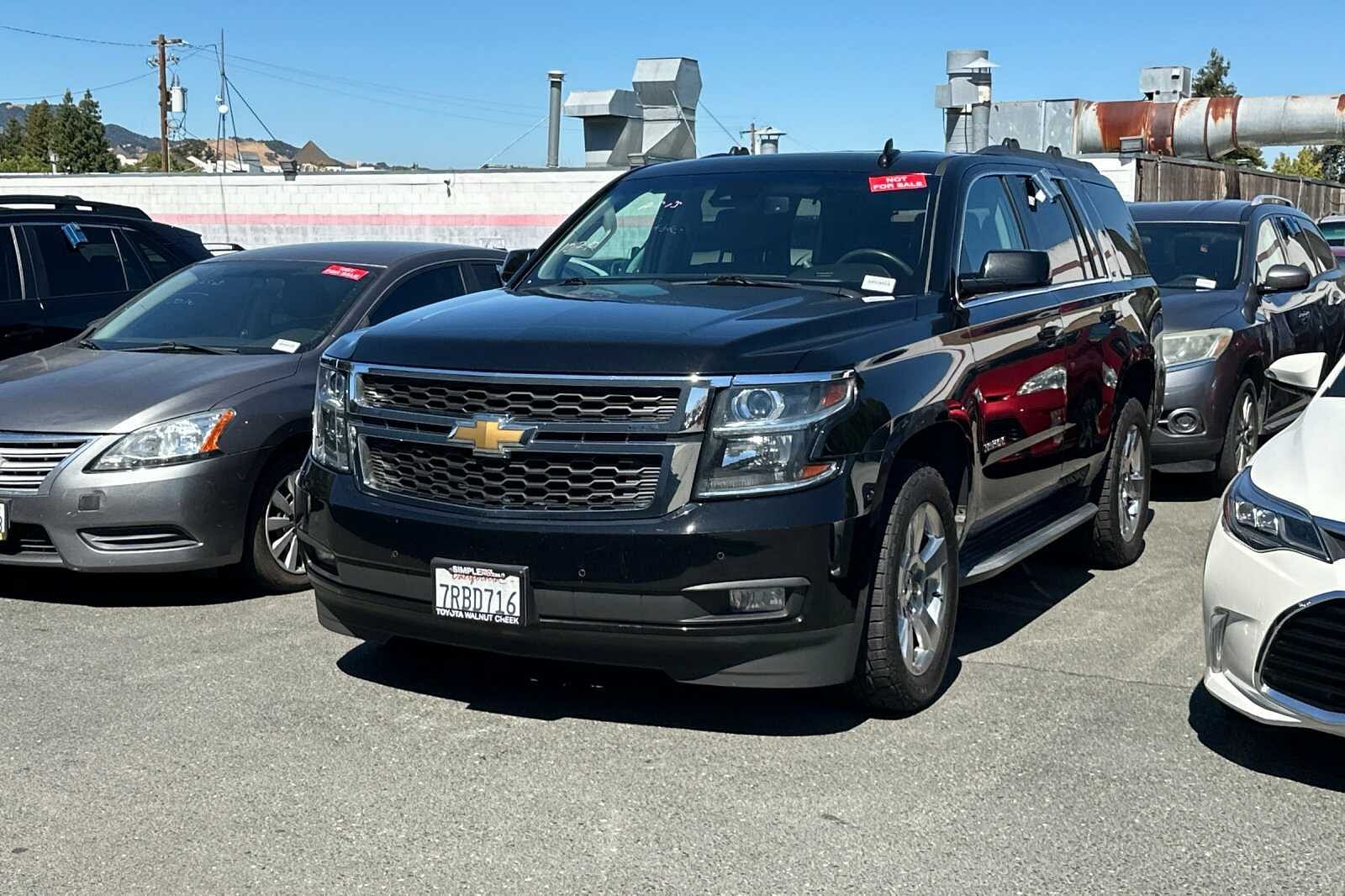 Used 2016 Chevrolet Tahoe LT with VIN 1GNSKBKC7GR216771 for sale in Walnut Creek, CA