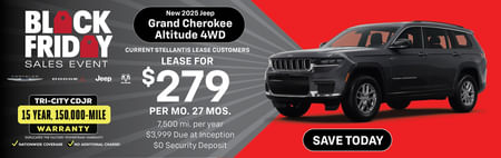 Lease Special on 2025 Jeep Grand Cherokee