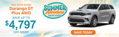 New 2026 Dodge Durango GT Plus Purchase Offer